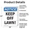 Signmission Keep Off Maintenance Access Only OSHA Notice Sign, Aluminum, 18in W x 24in L, 2PK OS-2PACK-NS-A-1824-V-13825 - alternate 6
